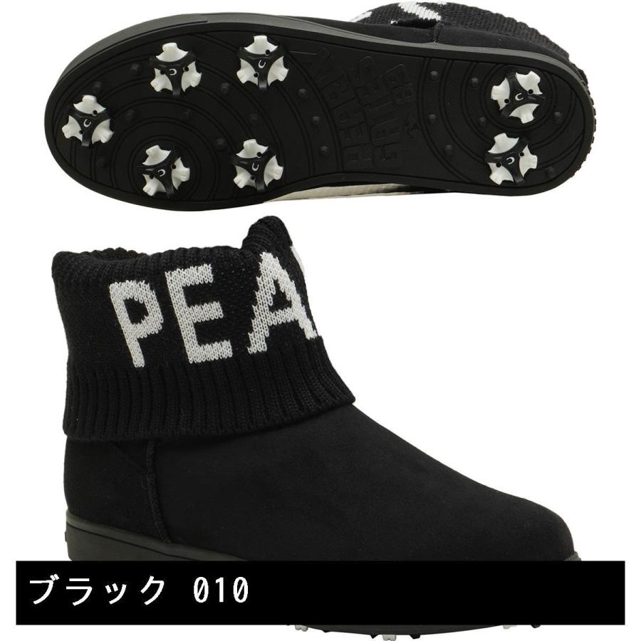 パーリーゲイツ PEARLY GATES ヌバック×リブニット ショートブーツ 