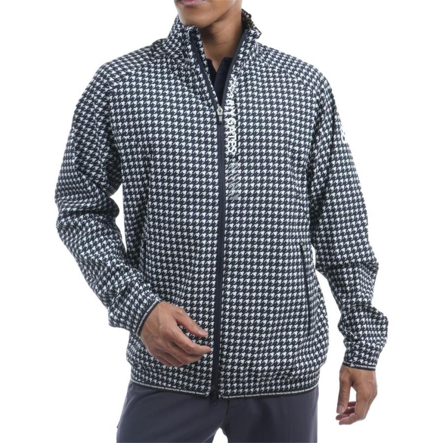 日本最大級 パーリーゲイツ Pearly Gates ダイヤドビー柄 エアシャット 千鳥柄プリントブルゾン ジャケット サイズ 5 Blog Runnics Com