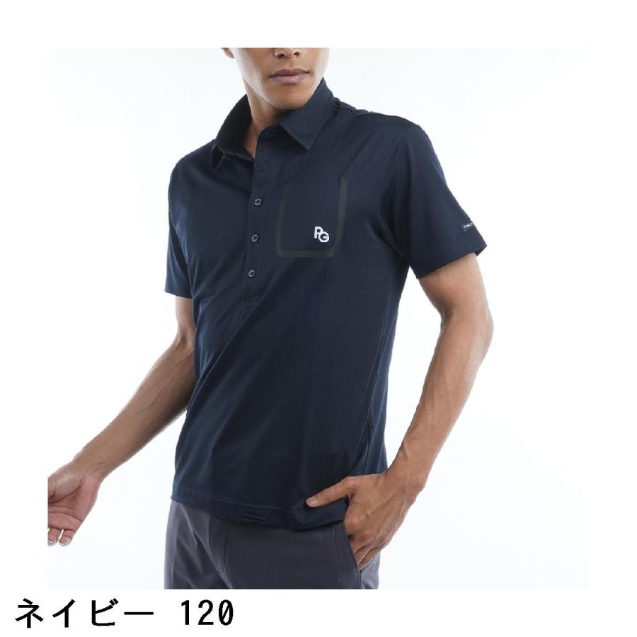 パーリーゲイツ　ポロシャツ　ゴルフウェア　ヘリンボーン　ストレッチ　ロゴ パーリーゲイツ ポロシャツ ゴルフウェア ヘリンボーン