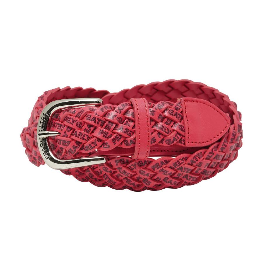 送料無料PEARLY GATESパーリーゲイツPGエンボス型押しピンバックル天然