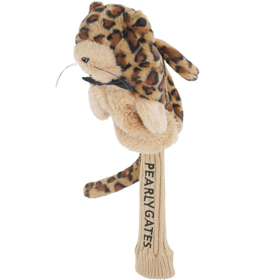 パーリーゲイツ PEARLY GATES レオパード柄 ぬいぐるみヘッドカバー DR  