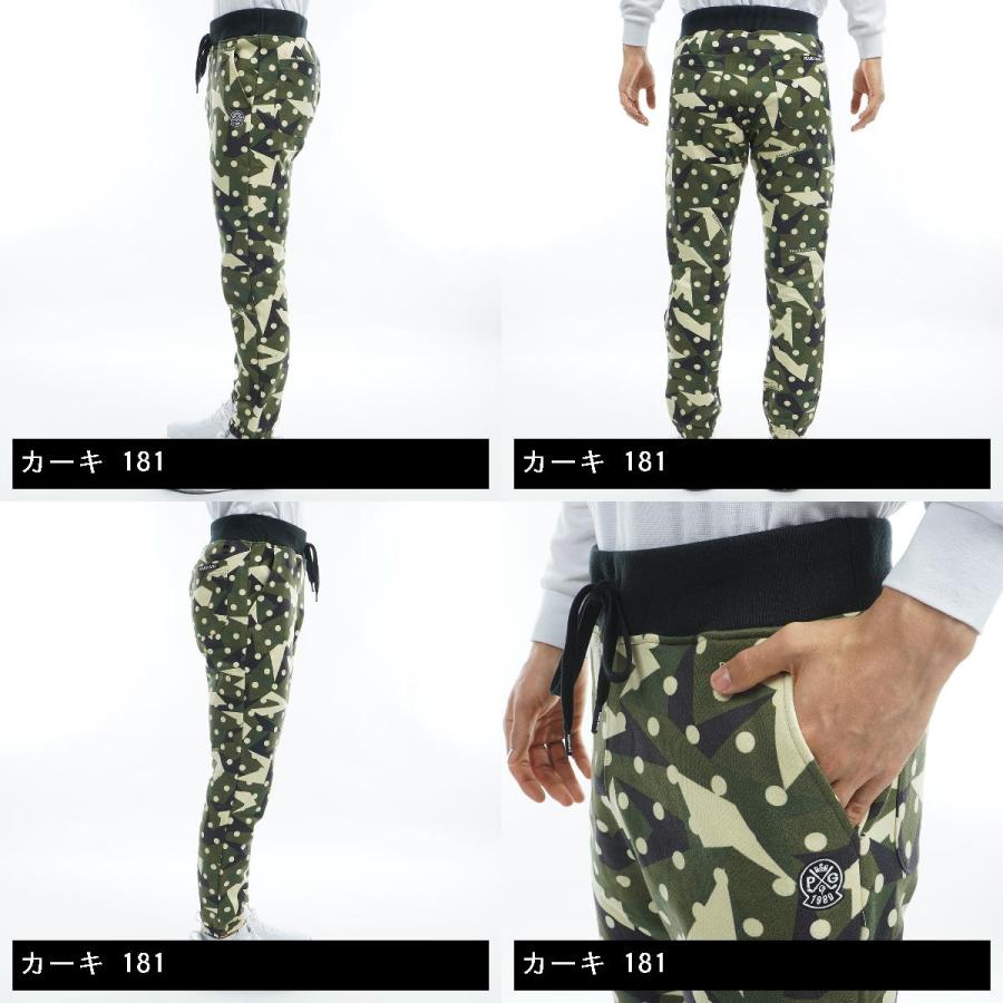 PEARLY GATES インレイジャガード裏起毛 カモ柄ドットカーキ サイズ5