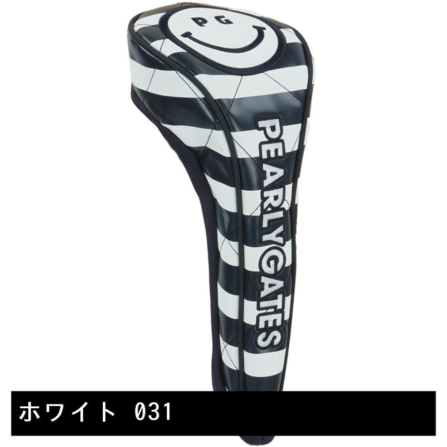 パーリーゲイツ PEARLY GATES 細ボーダー柄 キルティング ヘッドカバー 