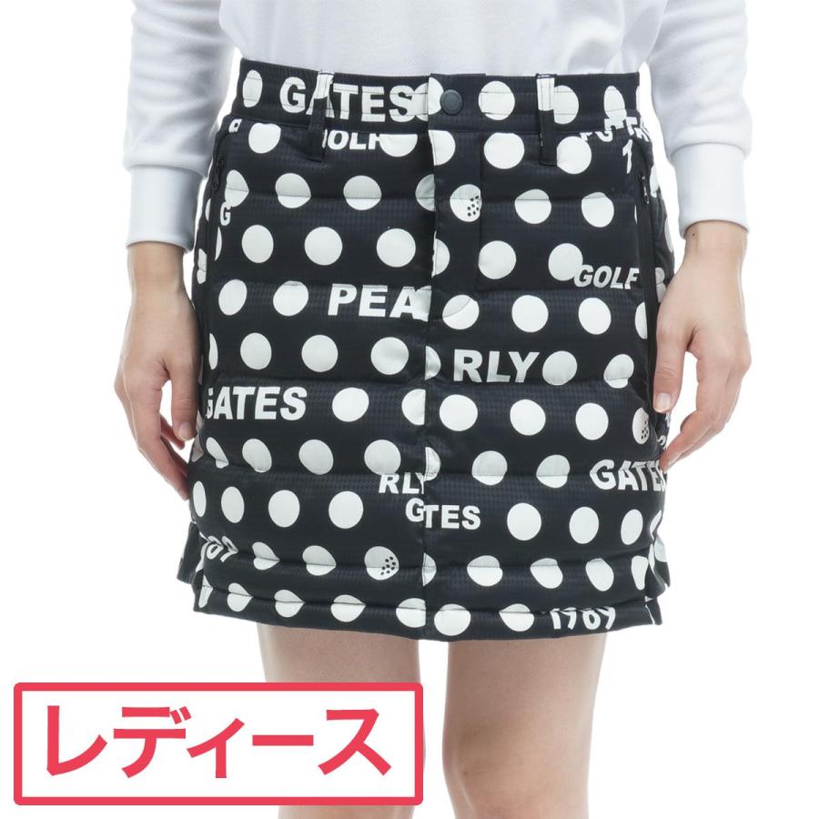パーリーゲイツ PEARLY GATES タスランストレッチドビー ドット×ロゴ柄