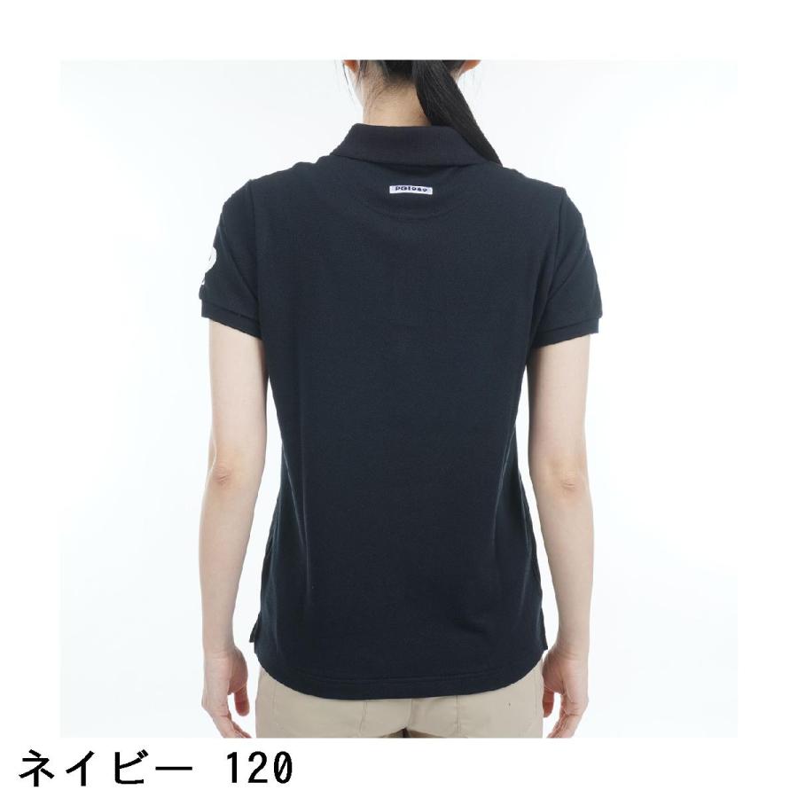 パーリーゲイツ] レディース]半袖ポロシャツアンドプラス鹿の子サイズ実物写真参照 パーリーゲイツ PG ミドルソックス付き鹿の子半袖ポロシャツ