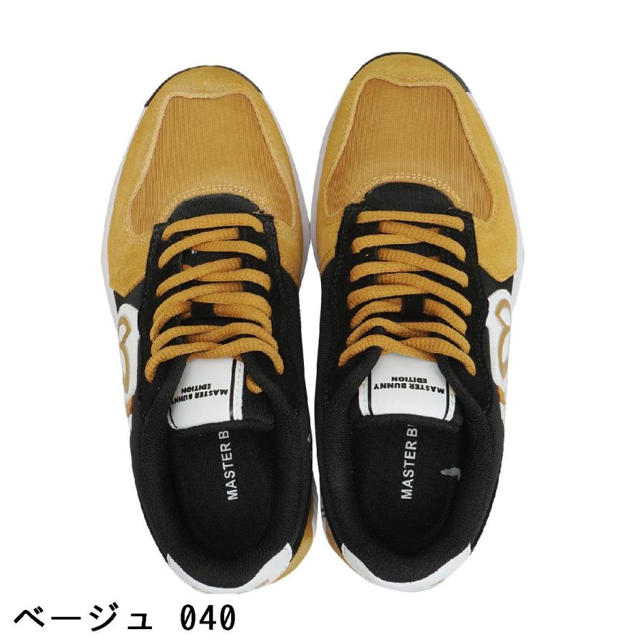 MASTER BUNNY EDITION ベロア×メッシュ スパイクレスシューズ