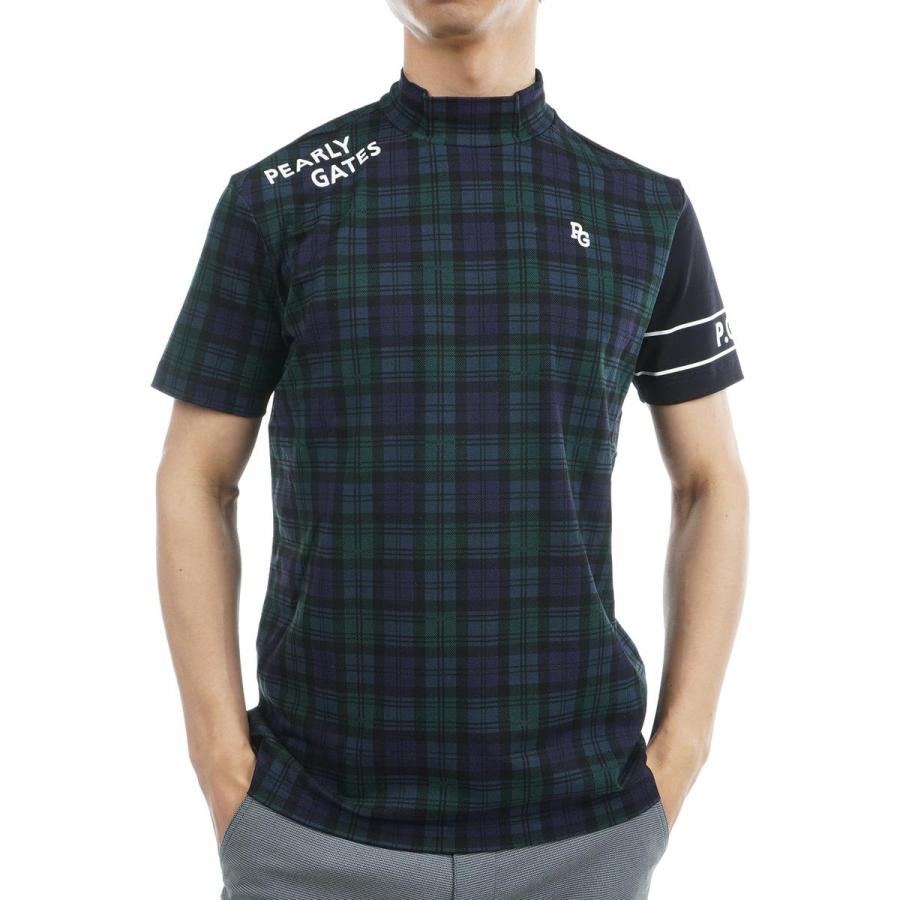 パーリーゲイツ PEARLY GATES リンクスバスケットチェック ブラック  