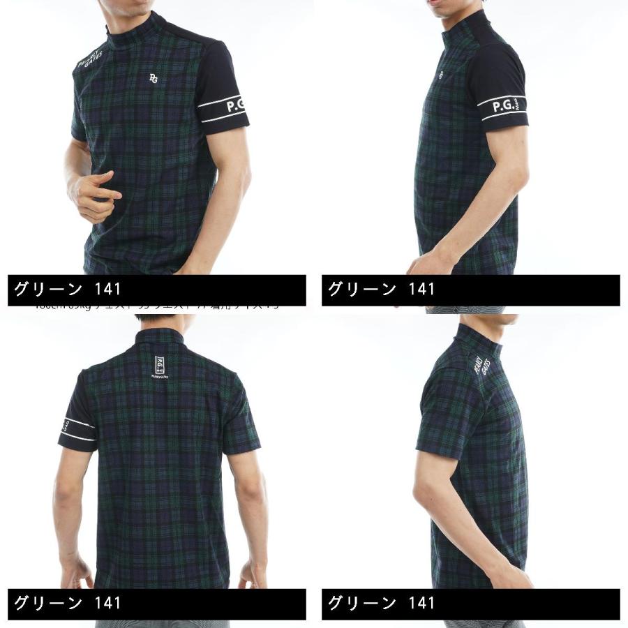 パーリーゲイツ PEARLY GATES リンクスバスケットチェック ブラック  