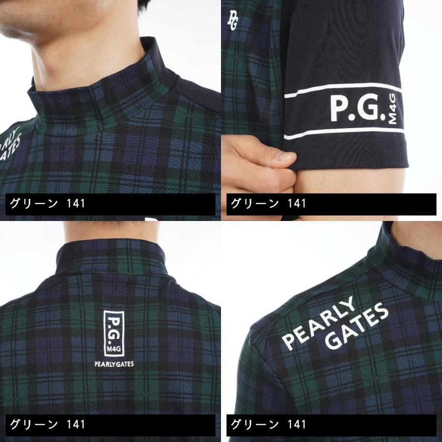 パーリーゲイツ PEARLY GATES リンクスバスケットチェック ブラック  
