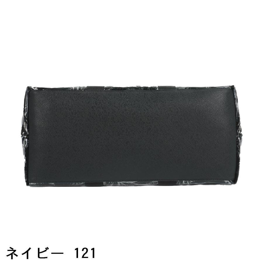 PEARLY GATES パーリーゲイツ 繊細ボタニカル柄 クリアロッカーバッグ