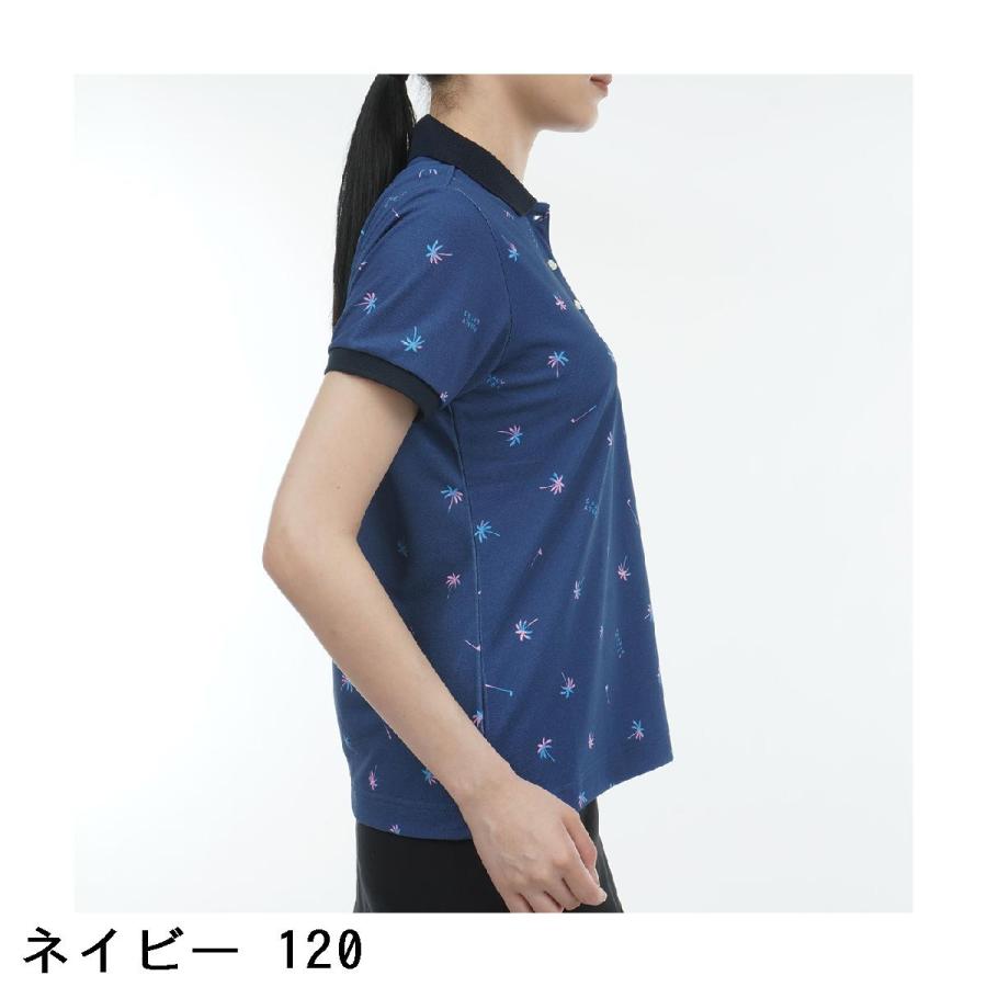PEARLY GATES パーリーゲイツ ミニワッフル サーマル水彩ヤシ柄