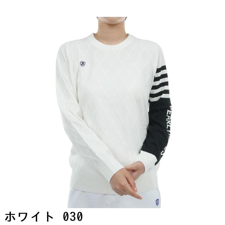 パーリーゲイツ PEARLY GATES 光栓50 アーガイルジャカードセーター レディス 