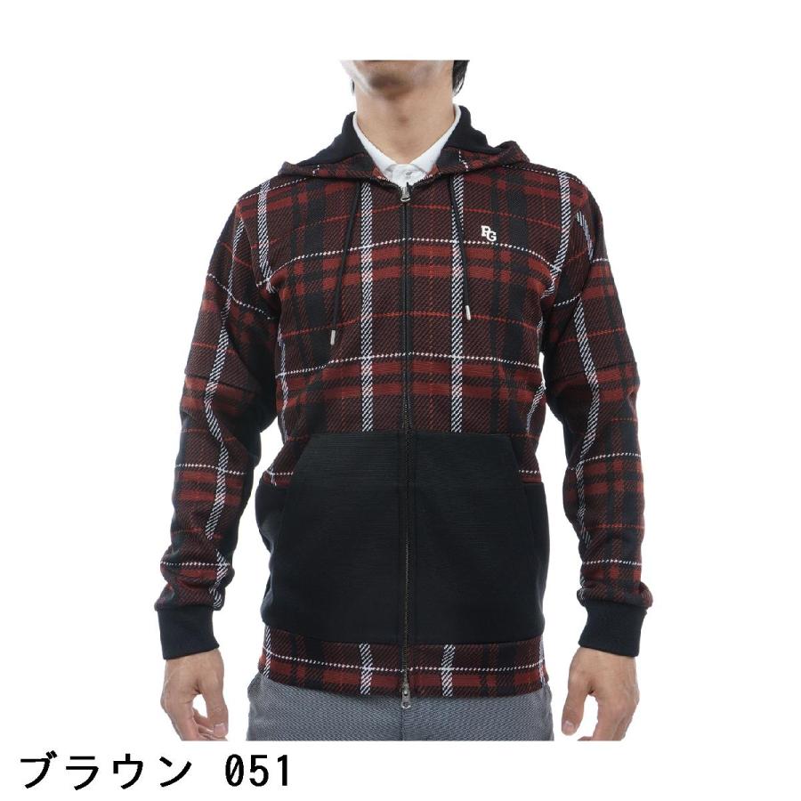 パーリーゲイツ PEARLY GATES Wジャカード チェック柄 長袖パーカー パーリーゲイツ PEARLY GATES Wジャカード チェック柄 長袖パーカー