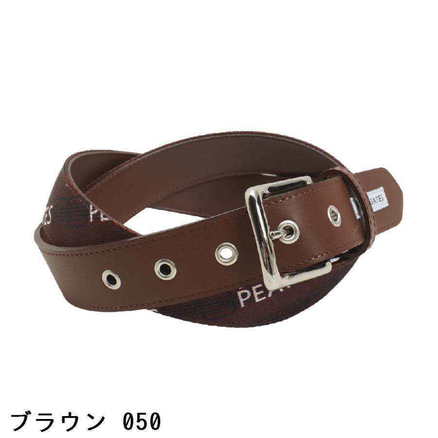 パーリーゲイツ PEARLY GATES モノグラム ロゴ柄プリント テープベルト 