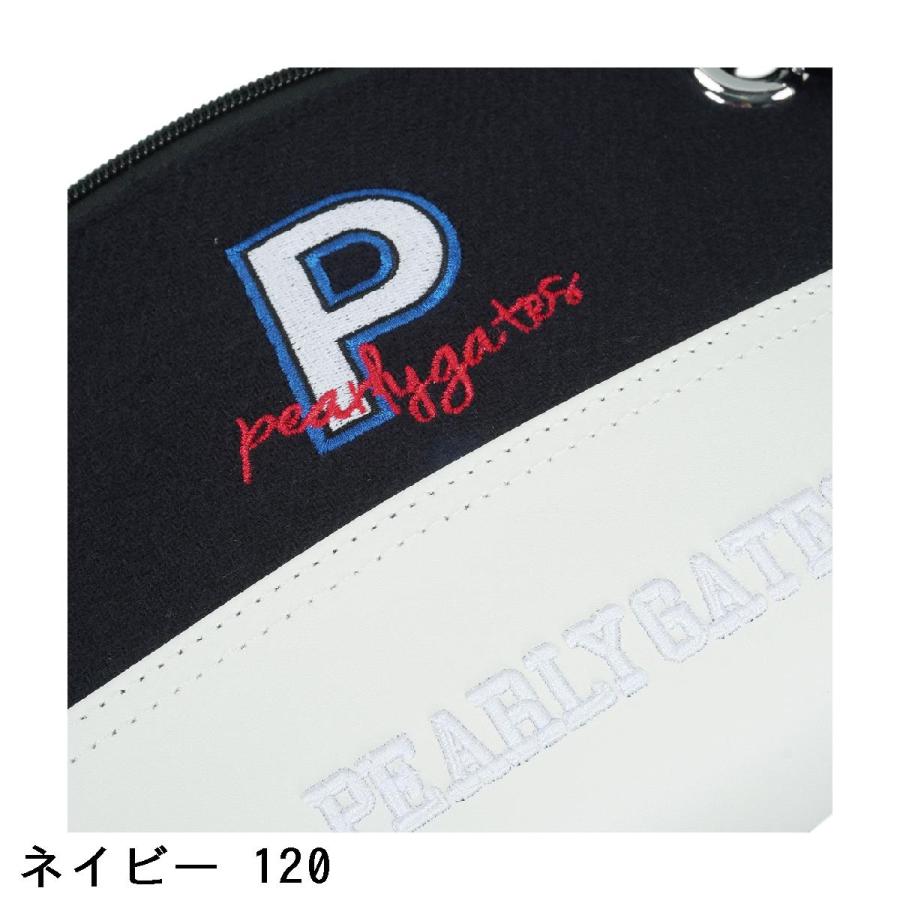 【新品】PEARLY GATES ポーチ カレッジワッペンシリーズ PEARLY GATES（パーリーゲイツ） カレッジワッペン マルチポーチ