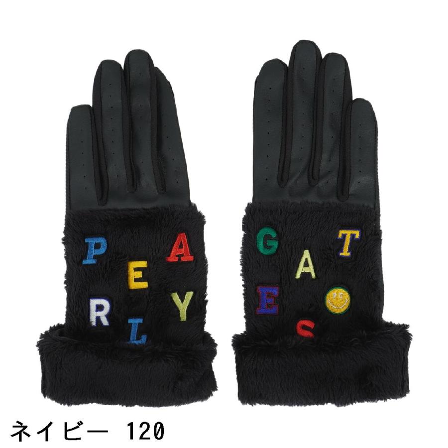 パーリーゲイツ PEARLY GATES フェイクファー グローブ 両手用 レディス｜gdoshop2｜03