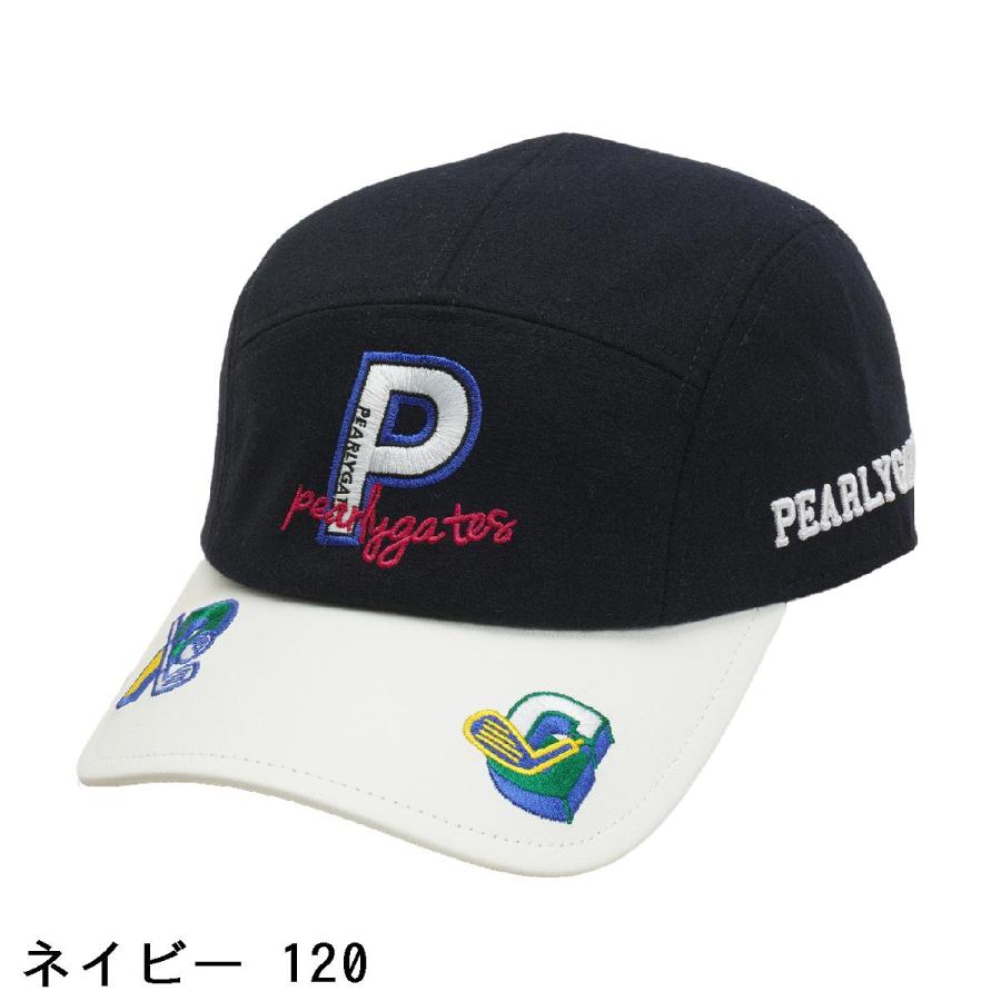 PEARLY GATES（パーリーゲイツ） カレッジワッペン ジェットキャップ