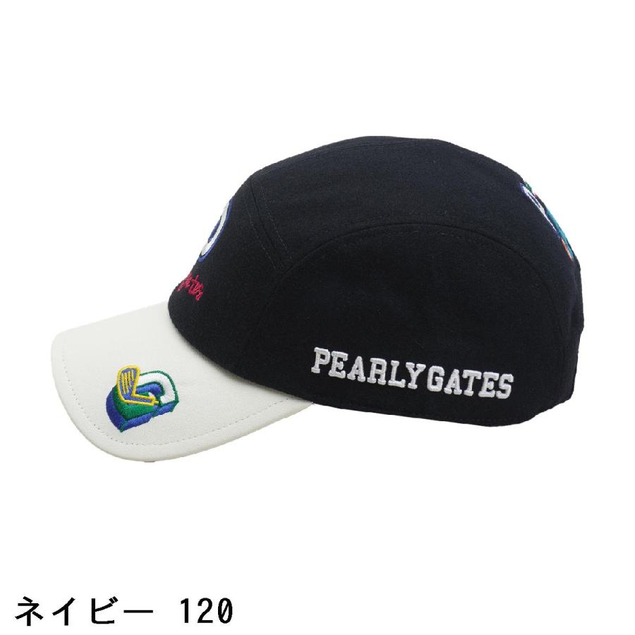 PEARLY GATES（パーリーゲイツ） カレッジワッペン ジェットキャップ
