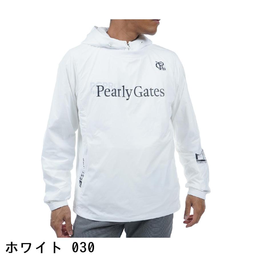 パーリーゲイツ PEARLY GATES Nyストレッチタフタ 表ハードシレー×ダンボール プルオーバーブルゾン｜gdoshop2｜02