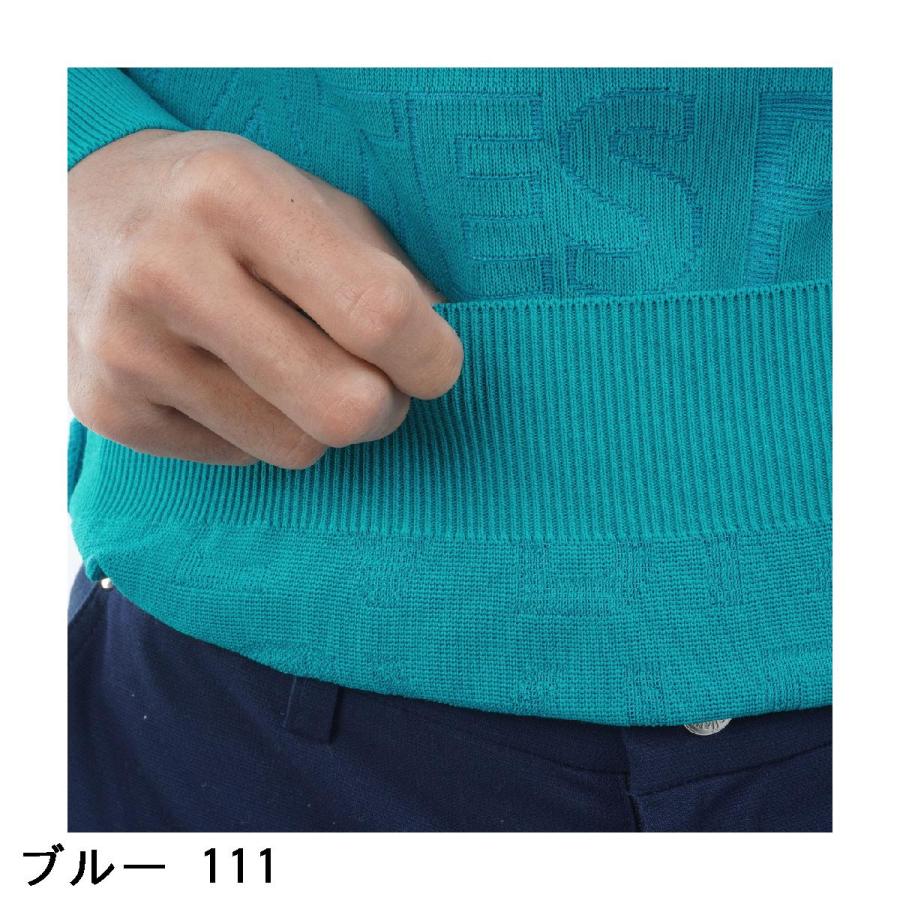 パーリーゲイツ PEARLY GATES コットンビーム 丸首セーター レディス PEARLY GATES パーリーゲイツ コットンビーム 丸首セーター