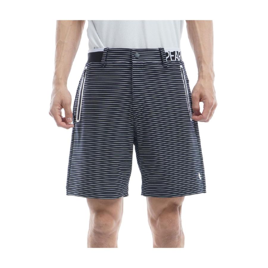 パーリーゲイツ PEARLY GATES Wジャカードヘリンボーン ボーダー柄  