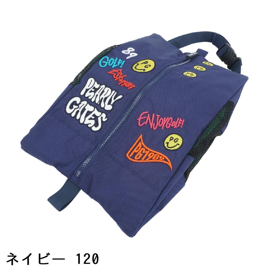 パーリーゲイツ　LOVEGOLF シューズケース　ネイビー パーリーゲイツ LOVEGOLF シューズケース ネイビー PEARLY GATES