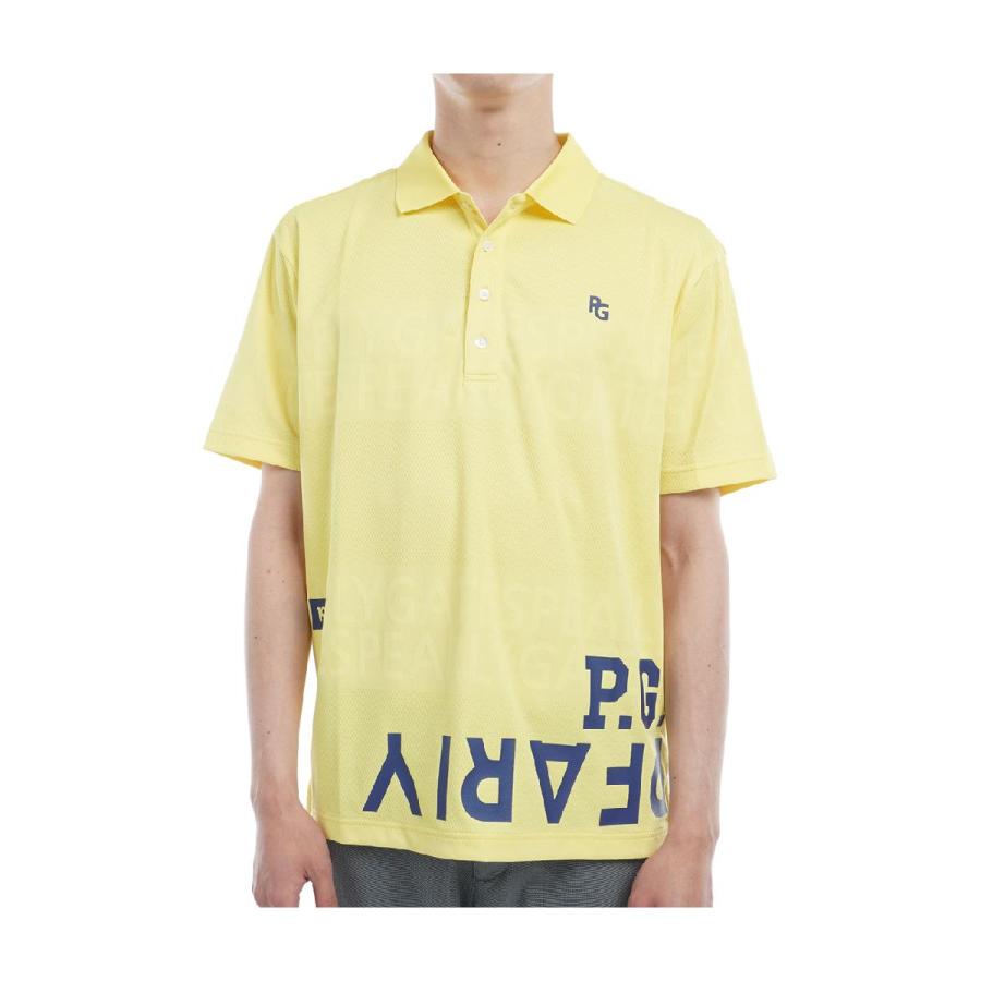 PEARLY GATES パーリーゲイツ ロゴボーダージャカード 半袖