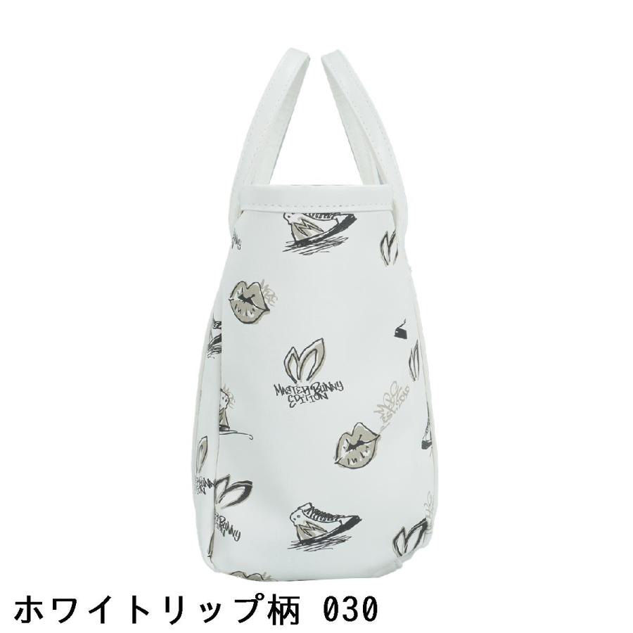 MASTER BUNNY EDITION キャディバック 総柄プリント　白 楽天市場】【月間MVP受賞】マスターバニーエディション キャディ