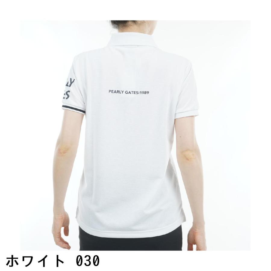 PEARLY GATES パーリーゲイツ 半袖 鹿の子 ポロシャツ ハイゲージストレッチBOX鹿の子半袖ポロシャツ レディス(半袖