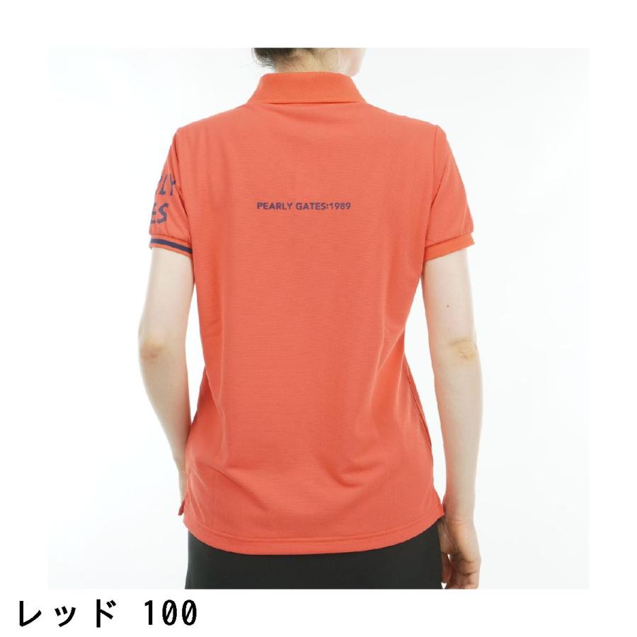 PEARLY GATES パーリーゲイツ 半袖 鹿の子 ポロシャツ PEARLY GATES パーリーゲイツ 鹿の子 半袖ポロシャツ レディス
