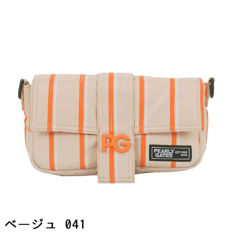 PEARLY GATES パーリーゲイツ リボンストライプ柄カートバッグ