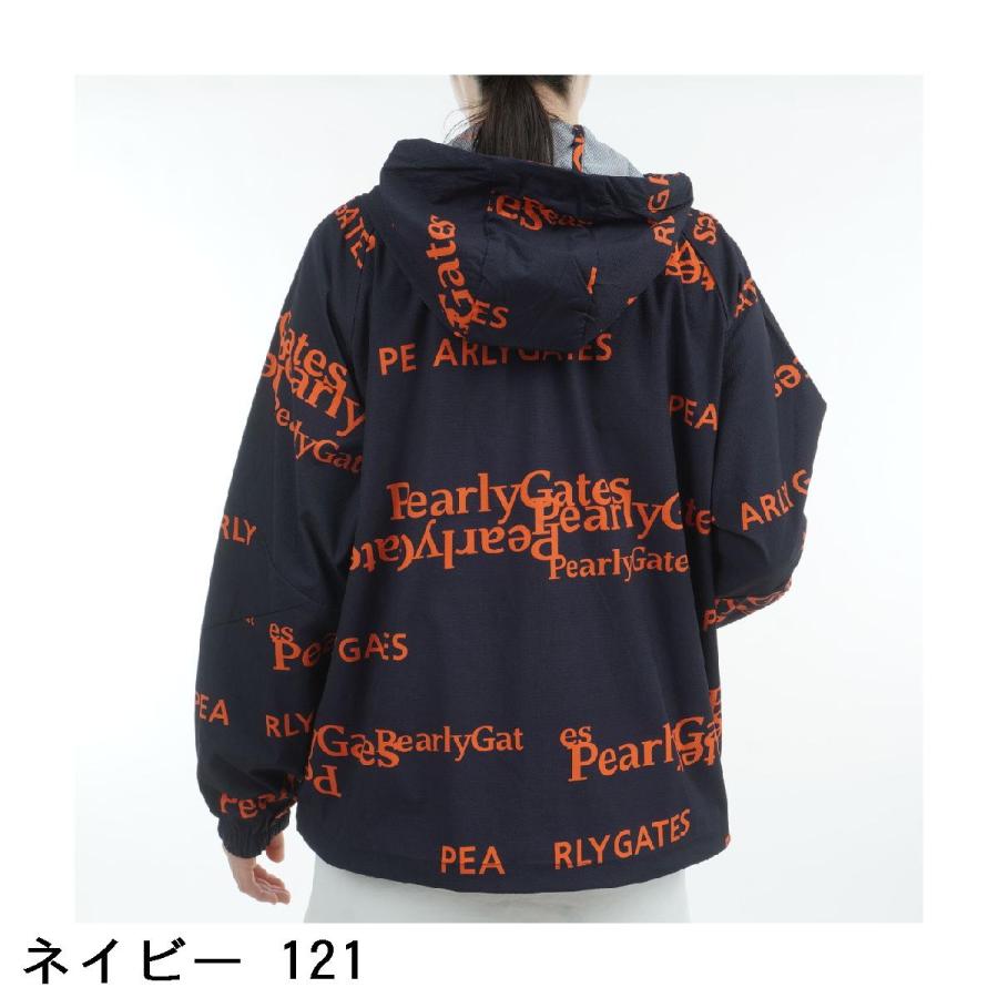 PEARLY GATES（パーリーゲイツ） ストレッチヘリンボーン セリフロゴ柄