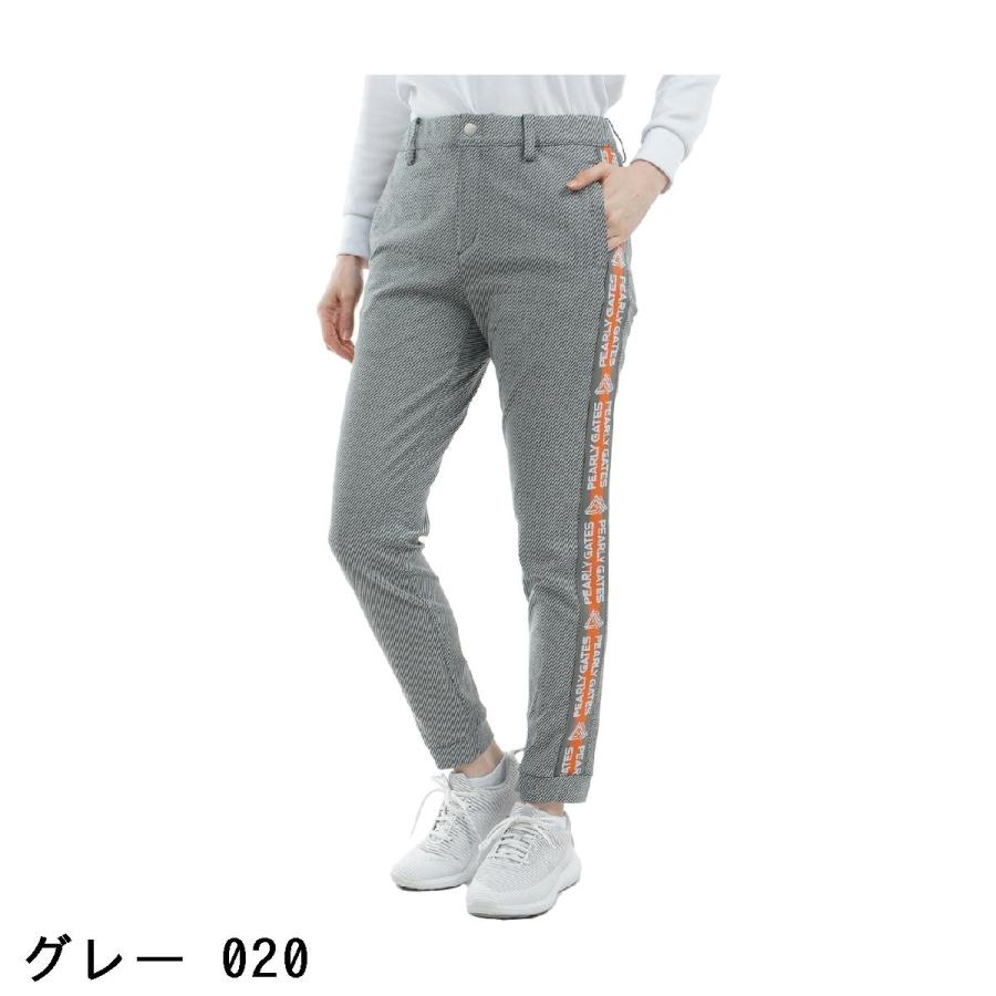 パーリーゲイツ リンクスジャカードカルゼ ノータックパンツ レディス PEARLY GATES パーリーゲイツ リンクスジャカードカルゼ