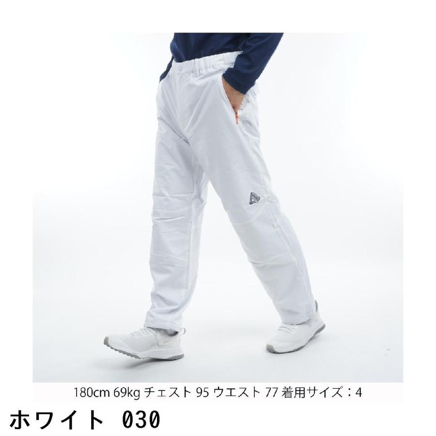 PEARLY GATES ブロッククロス　ノータックパンツ ホワイト　サイズ4 PEARLY GATES ブロッククロスノータックパンツ ホワイトサイズ4