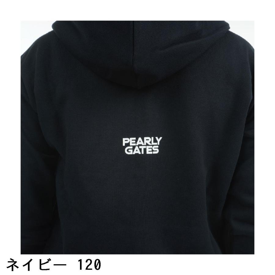 【美品】パーリーゲイツPEARLY GATES レディース長袖パーカー サイズ0 PEARLY GATES パーリーゲイツ 裏毛長袖スウェットパーカー