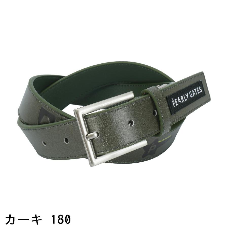 パーリーゲイツ PEARLY GATES NewHistory ロゴレザーベルト レディス  