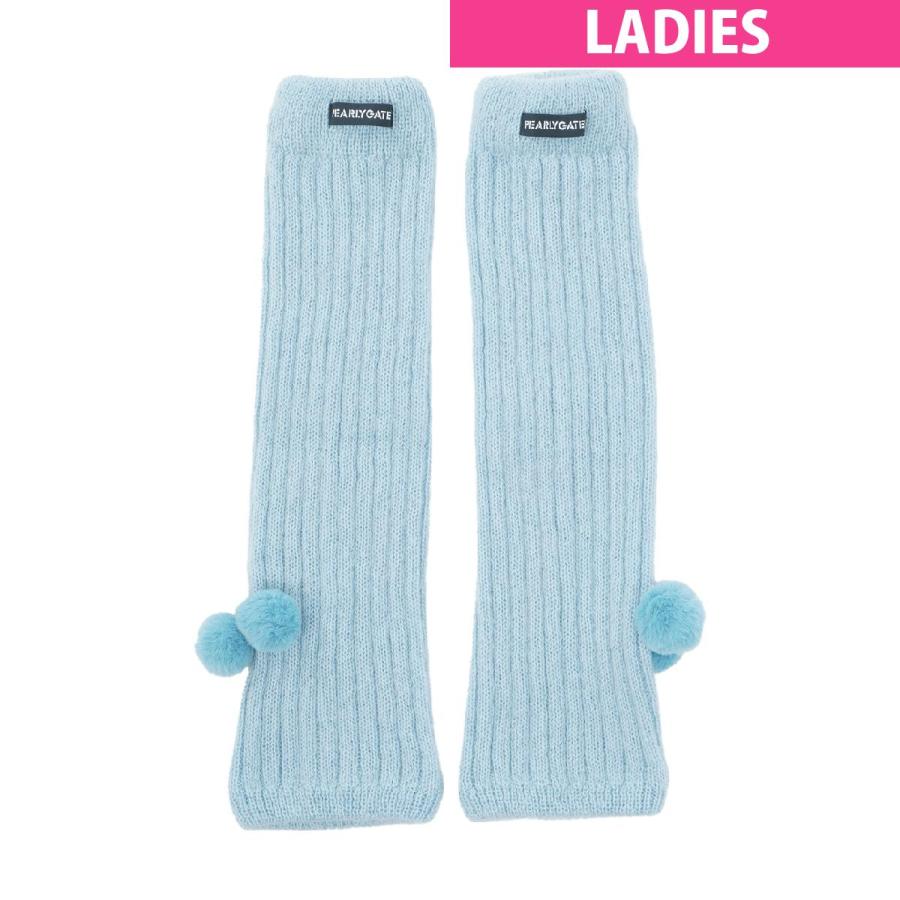 PEARLY GATES - ゆうページ 美品 パーリーゲイツ ニットレッグウォーマー PEARLY GATES パーリーゲイツ ふわふわニットレッグウォーマー