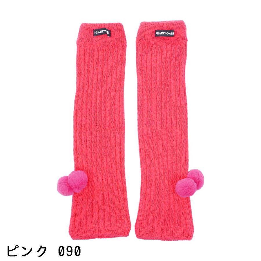 PEARLY GATES - ゆうページ 美品 パーリーゲイツ ニットレッグウォーマー PEARLY GATES パーリーゲイツ ふわふわニットレッグウォーマー