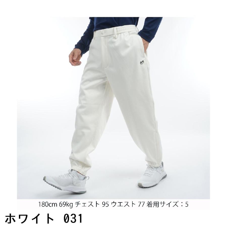 PEARLY GATES ブロッククロス　ノータックパンツ ホワイト　サイズ4 PEARLY GATES ブロッククロスノータックパンツ ホワイトサイズ4