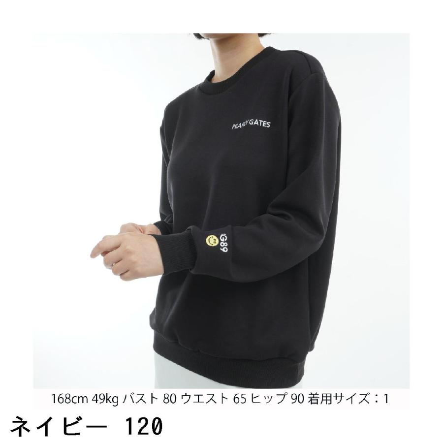 PEARLY GATES ダンボール長袖スウェット PEARLY GATES パーリーゲイツ ダンボール 長袖スウェット