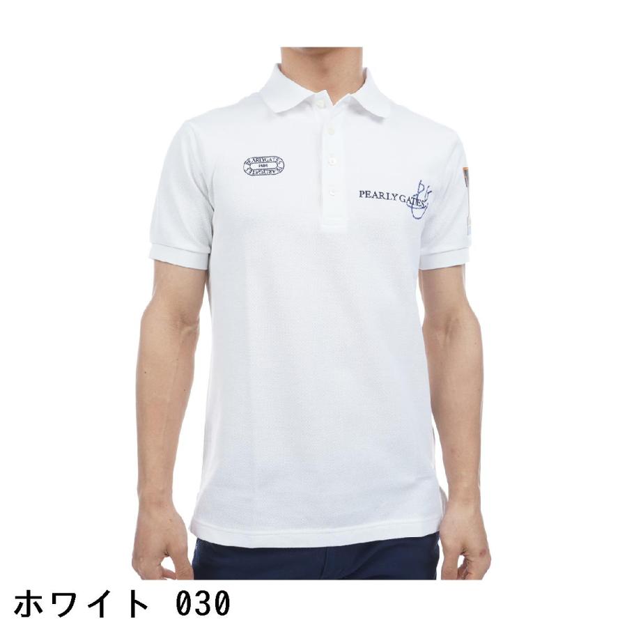 美品★PEARLY GATES パーリーゲイツ★半袖 鹿子ポロシャツ 白 PEARLY GATES（パーリーゲイツ） 鹿の子 半袖ポロシャツ : PEARLY