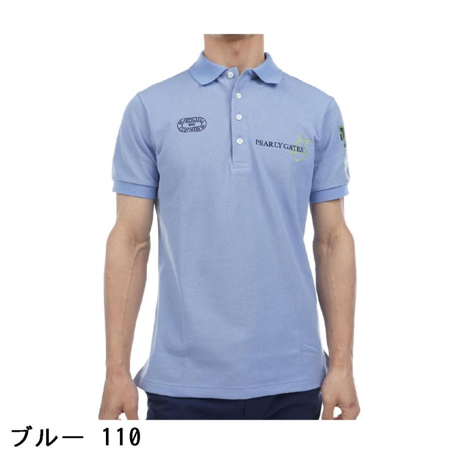 PEARLY GATES パーリーゲイツ 鹿の子 半袖ポロシャツ : PEARLY GATES