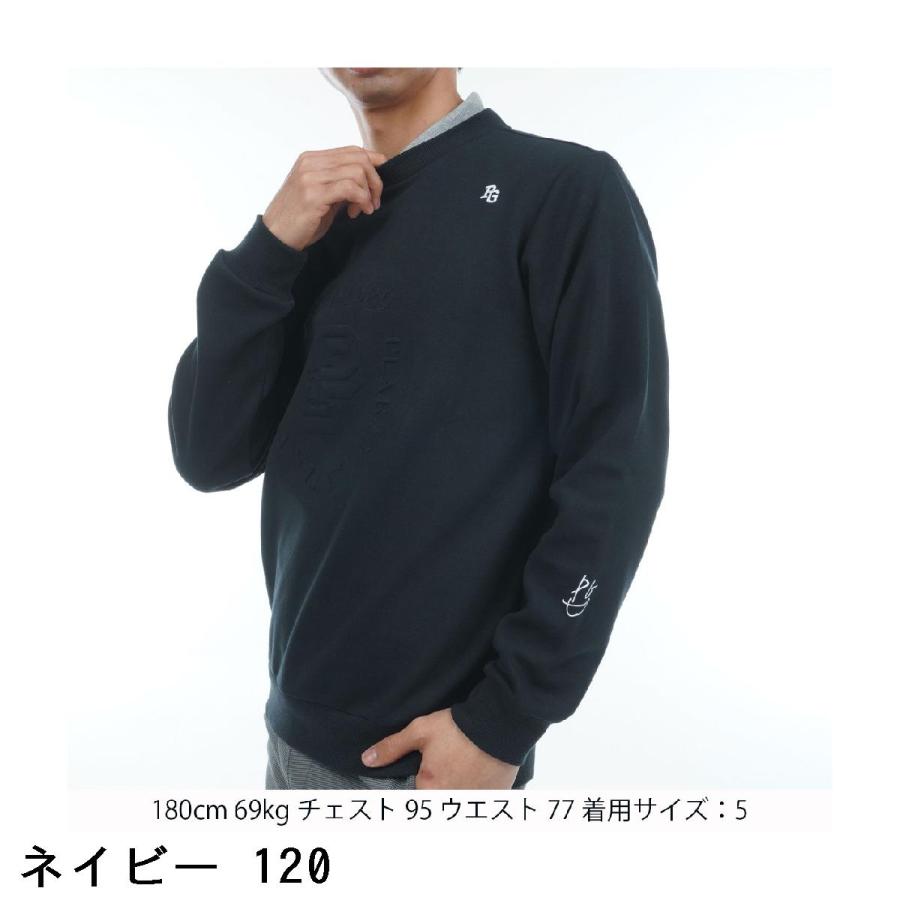 PEARLY GATES ダンボール長袖スウェット PEARLY GATES パーリーゲイツ ダンボール 長袖スウェット