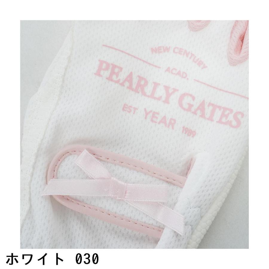 PEARLY GATES パーリーゲイツ 細リボンネイルスルーグローブ