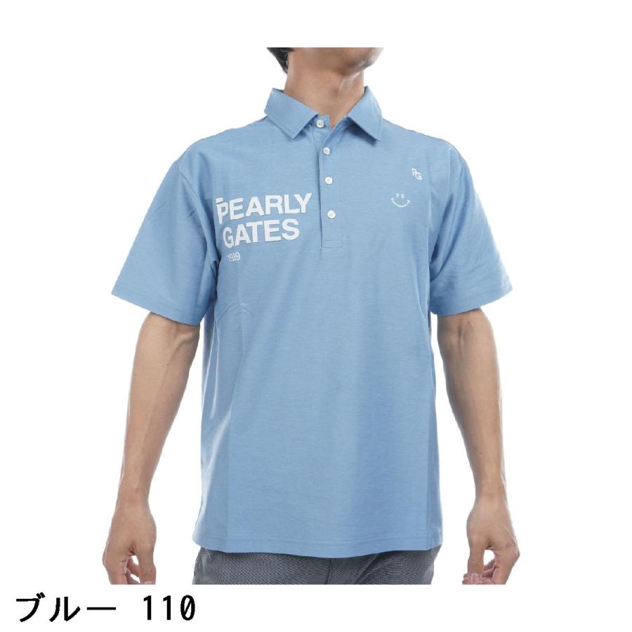 PEARLY GATES パーリーゲイツ 先染めデニム調ツイル 半袖 PEARLY GATES パーリーゲイツ 先染めデニム調ツイル 半袖
