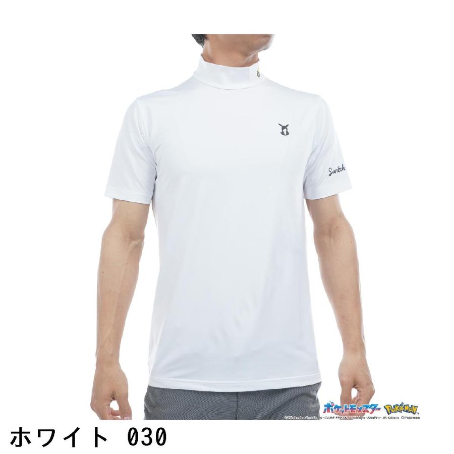 美品　PEARLY GATES ×ポケモン　コラボ　半袖モックネック　サイズ4 PEARLY GATES（パーリーゲイツ） ポケモン ベア天 半袖シャツ : PEARLY
