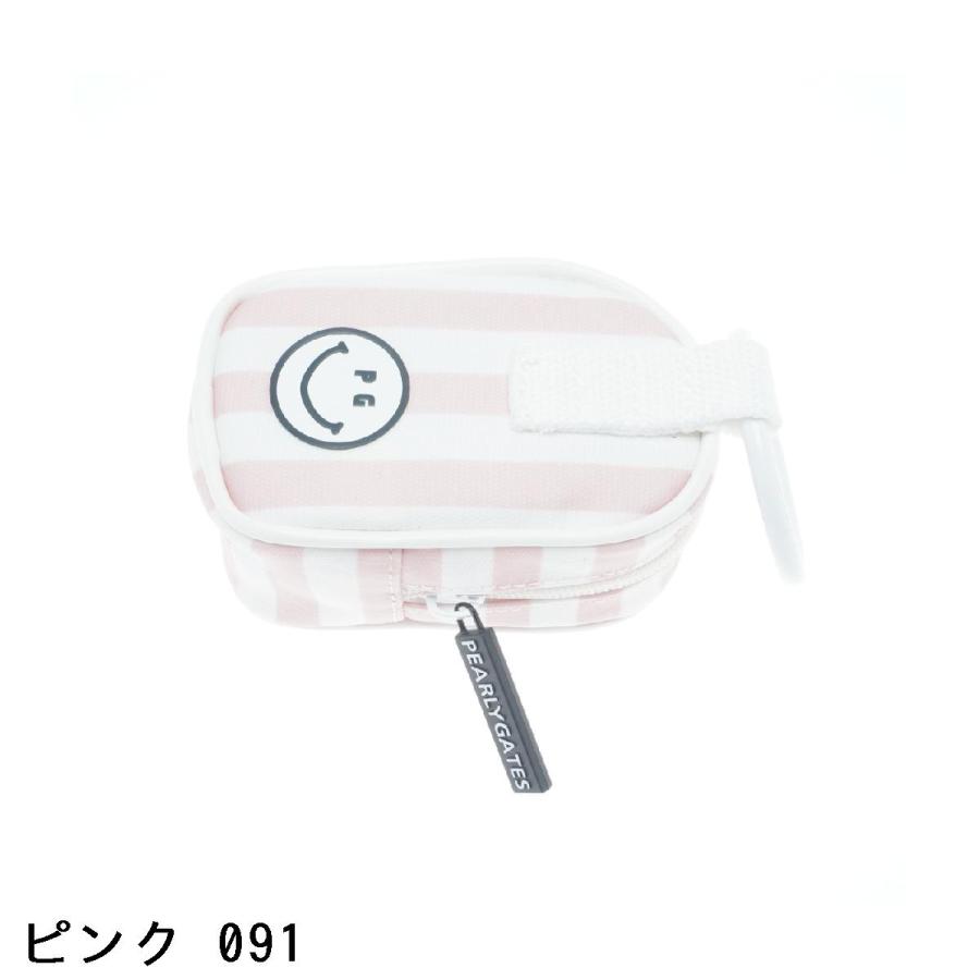 PEARLY GATES（パーリーゲイツ） ストライプボールポーチ : PEARLY