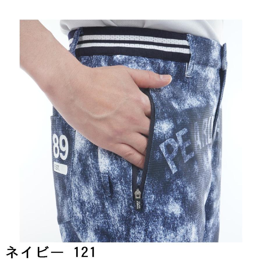 PEARLY GATES デニム風プリント ショートパンツ PEARLY GATES（パーリーゲイツ） PEARLY GATES PGロゴデニム柄 ECOBLUE