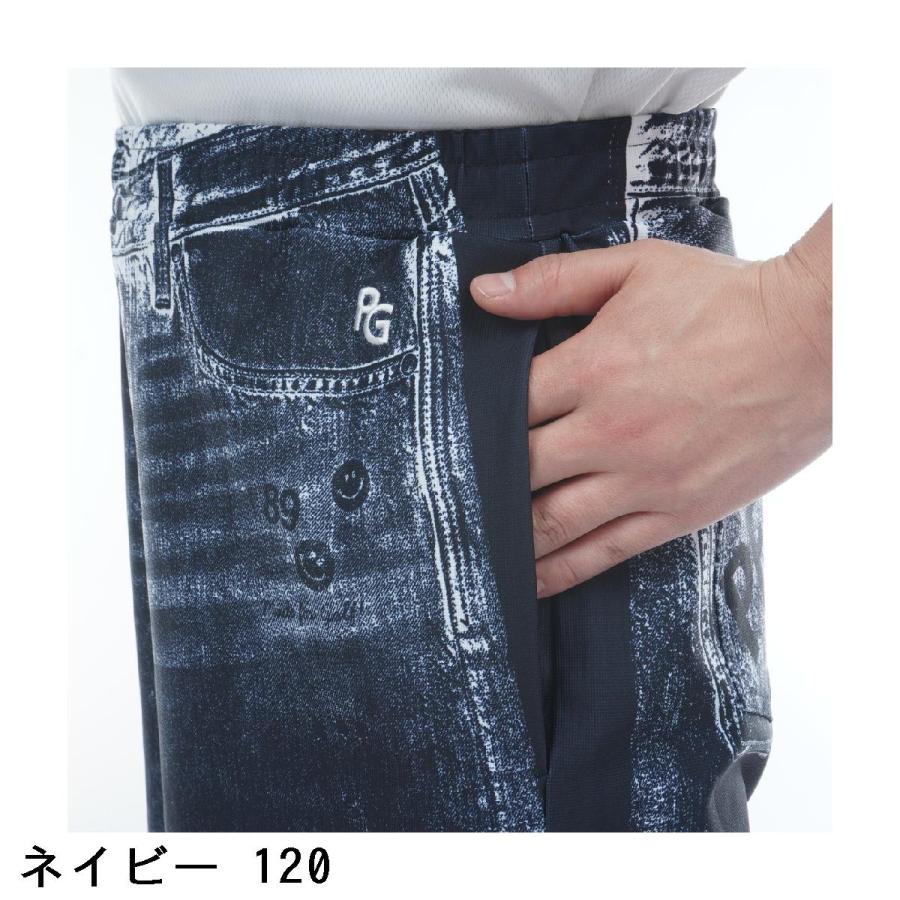 PEARLY GATES（パーリーゲイツ） パネルプリント デニム柄ショート