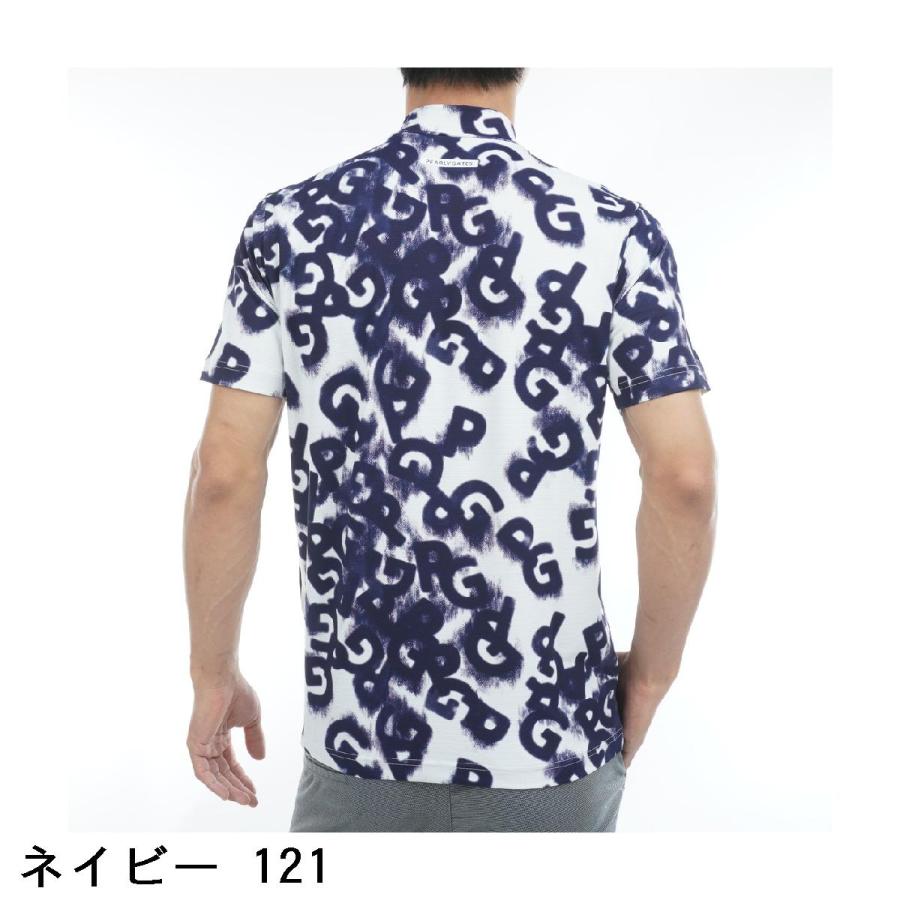 PEARLY GATES（パーリーゲイツ） ストレッチ PGロゴデニム柄半袖シャツ